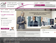 Tablet Screenshot of entreprises.ca-cb.fr